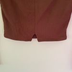 Naked Wardrobe chocolate brown long sleeve cropped top medium new with out tags Photo 2