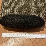 Annabel Ingall Australian Raffia Small Bibi Tote Gray V Deep Green Tan Cross Bag Photo 8