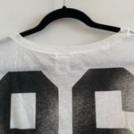 PINK - Victoria's Secret Victoria's Secret Pink White & Black Graphic Tee Size L New Without Tag Photo 7