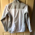 Antigua  White and Gray Windbreaker Jacket Photo 2