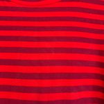 Agnes & Dora  Red And Burgundy Stripe Top Size‎ Small Photo 3