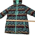 Aperture  Size Medium M Intricate Funky Pattern Blue Snowboard Ski Coat Winter Photo 10