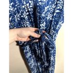 Soft Surroundings  Nahla Blue & White Print Sleeveless Jumpsuit Pockets Size 2X Photo 5
