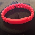 Marc by Marc Jacobs  Neon Pink Braided Bracelet Photo 2