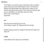 Rails  Ashlyn sunset gradient smocked waist dress size small Photo 11