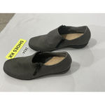 Womans I Love Comfort Zoelle 8 Gray Slip On Hidden Wedge Shoes Dual Zip NWOT Photo 2
