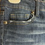 Aeropostale Midi Stretch Denim Distressed Shorts Size 2 Photo 2