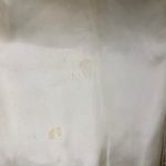 Rabbit Dyed Fur Full Zip Up Hoodie Jacket White Cream Soft Fluffy Size Medium Photo 6