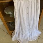 White maxi tier lace dress Size L Photo 6