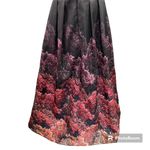 Adrianna Papell  Women's Black Ombre Graphics Maxi Dress Gown Size 4 Photo 2