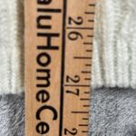 Peace Love World Sweater Cable Knit Pullover Crew Neck Warm Winter Cream XS Photo 7