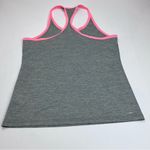 Adidas  Womens Size Medium Grey Gray Pink Athletic Tank‎ Top Sleeveless Workout Photo 8