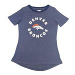 NFL  Denver Broncos Women's Roundabout Short Sleeve T-Shirt in Navy, XL Photo 0