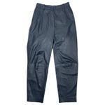 Altuzarra Sidney Crop Straight Leg Lamb Leather Pants Black Size 38/ US 6 Photo 4