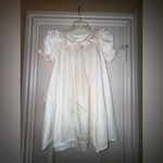 For Love & Lemons  Tea Time Babydoll Dress White Pink size XXS Photo 7