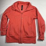 Mondetta  Womens Pink Jacket Zipped‎ Mock Neck Long Sleeve Size S Photo 0