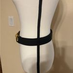 Vintage Gold Pearl Black Stretch Belt Retro Decorative Fashion Classic Boho Photo 1