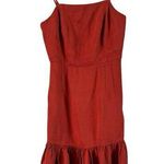 Club Monaco  Burnt Orange Tiered Sleeveless Dress Women’s Size 0 Photo 0