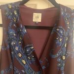 CAbi  Treasure dress sleeveless‎ flowy midi dress size 2 Photo 3