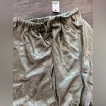 Topshop  Olive Satin Skirt Photo 9