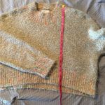 Free People Women’s Stardust Pullover NWT Sweater XL Cream Multi Mock Neck Photo 4