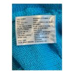 Northern Isles Vintage Knit Sweater Fish Graphic V Neck Pullover Blue Size XL Photo 6