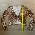 Animal, Leopard Print Front Tie V Photo 6