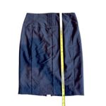 EXPRESS  Design Studio Women's  Skirt Black Knee Length Pencil Skirt Sz 8 Retro Photo 3