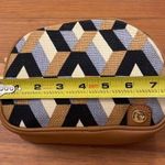 Spartina 449 NWT Linen & Leather Cosmetic Bag Photo 5