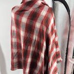 Abercrombie & Fitch Blanket Scarf Wrap Red Plaid Photo 0