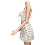 Majorelle  Sunbeams Floral Embroidered Mini Dress, White, Small Photo 6