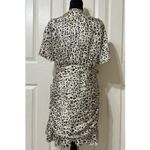 Adelyn Rae EUC  Babel Leopard Dress in Cream Animal -Size L Photo 2