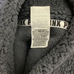 PINK - Victoria's Secret Pink Victoria’s Secret Gray Sherpa Half Zip Pull Photo 5