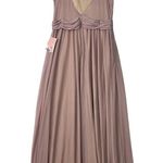 Birdy Grey  Jan Chiffon Gown Sleeveless Mauve No Slit Pockets Lined Size 2X NEW Photo 3
