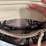 Kate Spade  black and snake print leather long wallet Photo 8