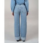 Etica‎ Stanton High Rise Relaxed Cuff Jeans Atwood Light Wash Womens Size 26 Blue Photo 1