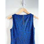 Tommy Bahama  Dress Womens Size XS Blue Black Leopard Print Sleeveless Zip Up Photo 4