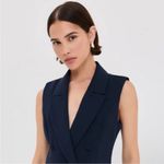Good American  Luxe Suiting Executive Sleeveless Blazer Dress Photo 1