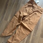 NWT BASSIKE Space For Giants belted linen tapered pants Size 0 Photo 8
