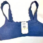 Jessica Simpson NWT ‎ blue bikini top Size S Photo 0