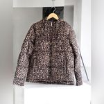 Michael Kors Leopard Print Women's Hooded Coat In Size M Photo 9
