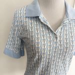 Maeve  by Anthropologie Butterfly Polo Top size small Photo 2