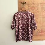 Mario Valentino  Satin Paisley Top Photo 4