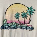 Hurley  Women’s Pegasus Oversized Boyfriend S/S Tee Cream Size L NWOT Photo 4