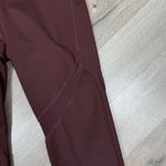Athleta Tenacity Mesh Cutouts High Rise Powerlift Leggings Burgundy Small Photo 5