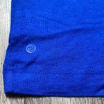 Zella Blue Mykonos Activewear Short Sleeve Tee Size Medium Photo 4