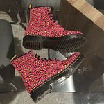 Dr. Martens 1460 Leopard Smooth Leather Lace Up Boots, Pink Size 8 New w/o Box Photo 9