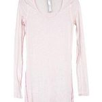 Lululemon Light Pink Ribbed Long Sleeve Tunic Top Sz 4 Photo 0
