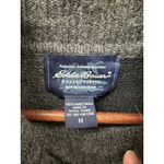 Eddie Bauer Vintage Collectibles Patch Work Lambs Wool Sweater Gray Size M Photo 2