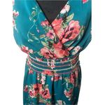 Trixxi  Clothing‎ Company Women XL Floral Green Mini Dress Feminine Casual Summer Photo 3
